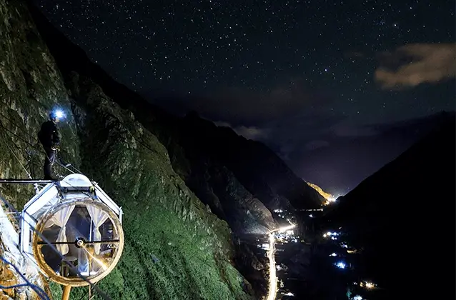 马丘比丘（Machupicchu）星空之旅下的3D2N Skylodge