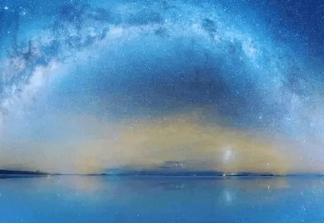 盐滩之旅的乌尤尼日出